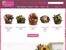 Tablet Screenshot of floristflowergarden.com